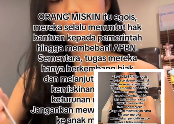 Bikin Geram Netizen, Seorang Wanita Sebut Orang Miskin Adalah Kelompok yang Egois 