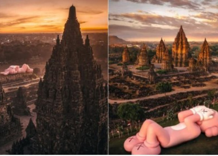 Patung KAWS Telah Mewujudnyatakan Misinya Di Candi Prambanan