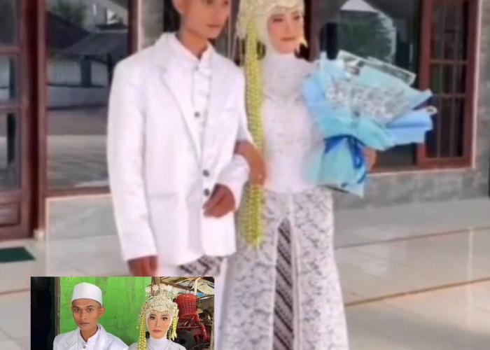 Viral! Sepasang Pengantin Gelar Pesta Pernikahan Sangat Sederhana Tanpa Dekorasi Mewah, Tuai Sorotan Netizen