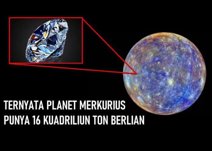 UNIK! Peneliti NASA Temukan Berlian di Bawah Permukaan Planet Merkurius, Bagaimana Bisa?