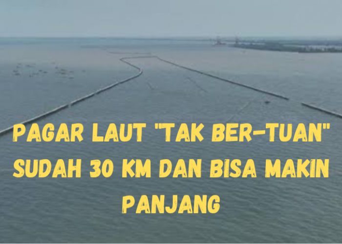 Pagar Laut Misterius sepanjang 30 Km di Tangerang, 'Milik Siapa?'