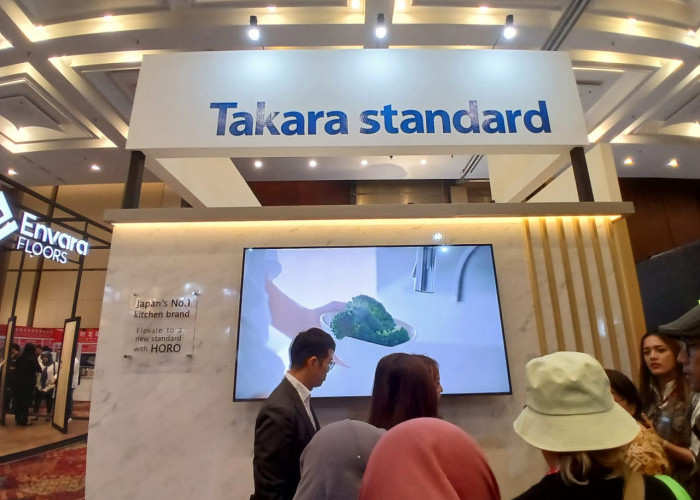 Pertama di Indonesia, Takara Standard Produsen Alat Rumah Tangga Asal Jepang Hadir di Indo Build Tech Expo