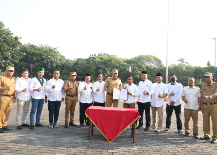 Wali Kota Bekasi Tandatangani Kerja Sama dan Serahkan Beberapa Penghargaan