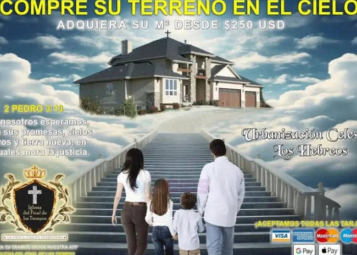 Heboh! Gereja di Meksiko Jual Kavling 100 Dollar AS untuk di Surga Viral, Minat Beli?
