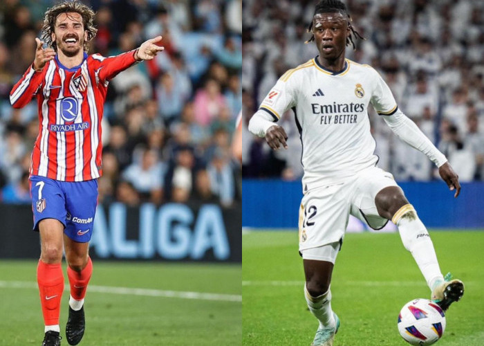 Link Nonton Liga Spanyol Atletico Madrid vs Real Madrid, Camavinga Comeback Mbappe Absen