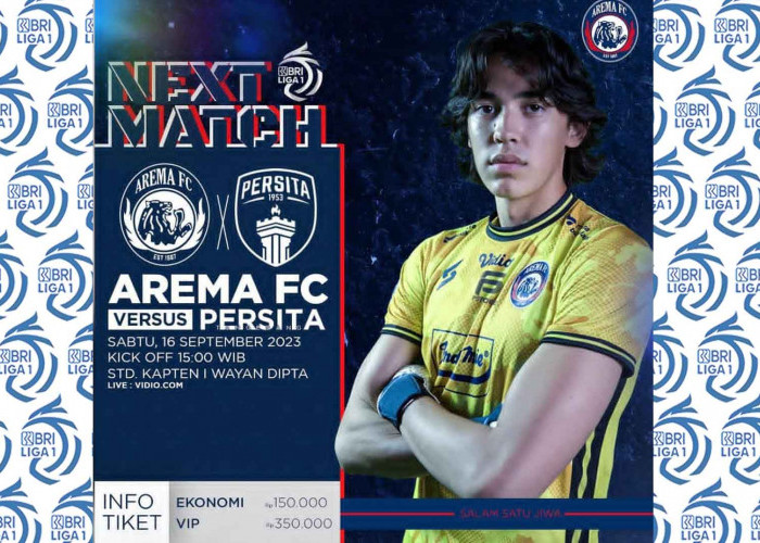 Prediksi Arema FC Vs Persita Tangerang BRI Liga1 Pekan 12, H2H Serta Link Streaming