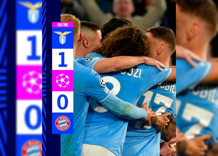 Hasil Liga Champions Leg 1: Lazio Taklukkan Bayern Munchen 1-0, PSG Bungkam Real Sociedad!
