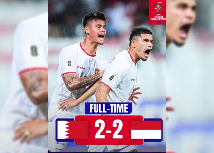 Hasil Bahrain vs Indonesia 2-2, Drama Injury Time Bikin Garuda Gagal Menang