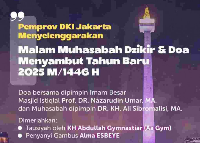 Menag dan Aa Gym Dijadwalkan Hadir pada Malam Muhasabah Tahun Baru di Monas