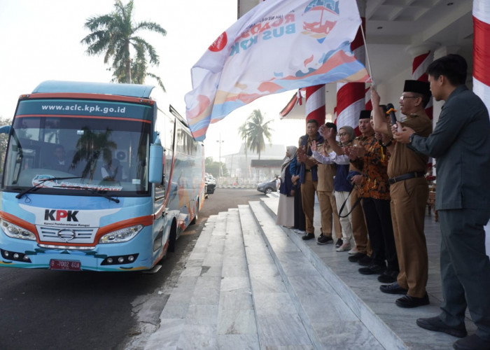 Lepas Roadshow Bus KPK RI Menuju Jambi, Bengkulu Terus Semangat Lawan Korupsi