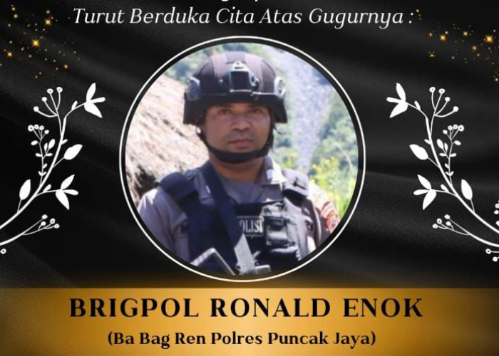 2 Personel Polri Gugur Ditembak KKB Papua 