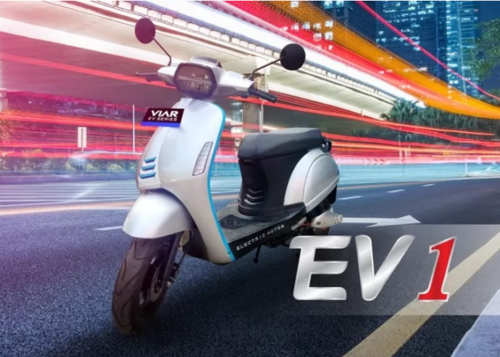 Motor Listrik EV1: Vespa Buatan Indonesia Dengan Cicilan Rp 200 Ribuan per Bulan