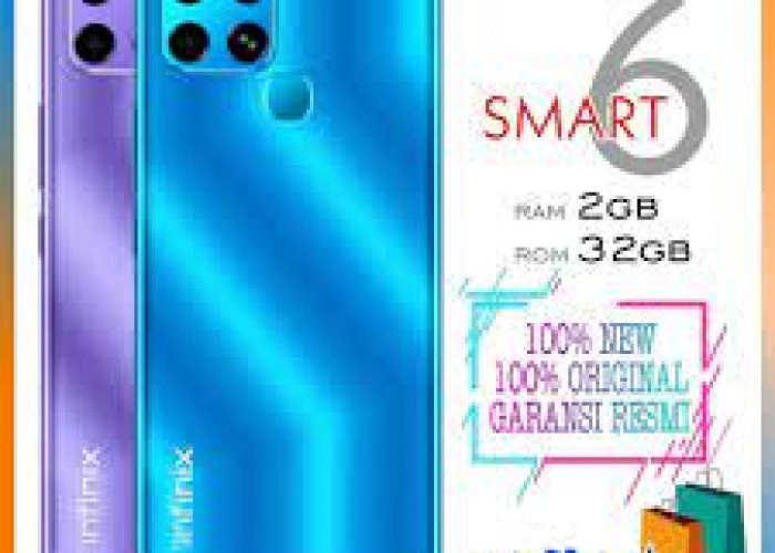Infinix Smart 6 RAM 2, Budget Ramah di Kantong
