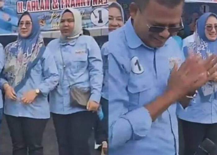 Menyala H. Arlan! Calon Walikota Prabumulih ini Pamer Istri 4 di Atas Panggung saat Kampanye Tuai Kritik