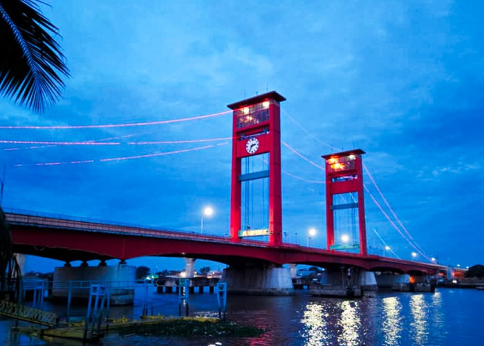 Jembatan Ampera Akan Ditutup 3 Jam saat Malam Tahun Baru 