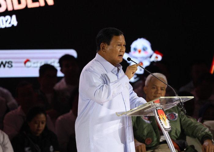 Debat Capres 2024, Prabowo: Agar Masyarakat Hidup Layak, Kekayaan Negara Harus Dijaga