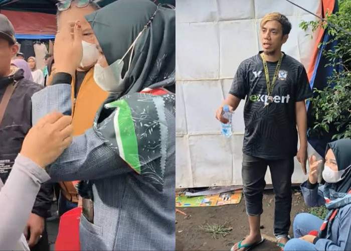 Viral! Ibu-ibu Tertangkap Basah Saat Nyopet di Gasibu Bandung