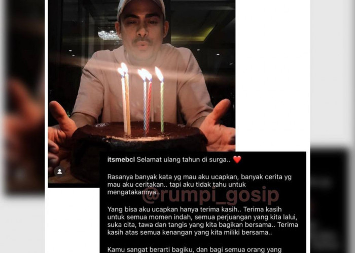 Kenang Ashraf Sinclair di Hari Ulang Tahunnya, BCL: Terima kasih untuk Semua Momen Indah