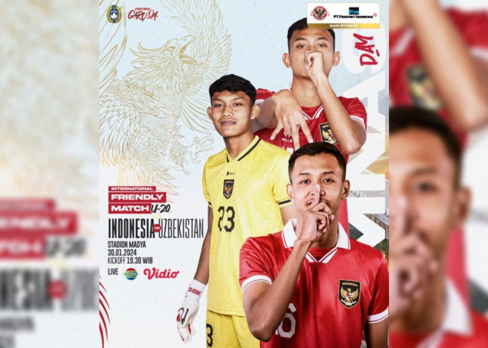 Prediksi dan Live Streaming Laga Uji Coba Timnas Indonesia U20 vs Uzbekistan U20