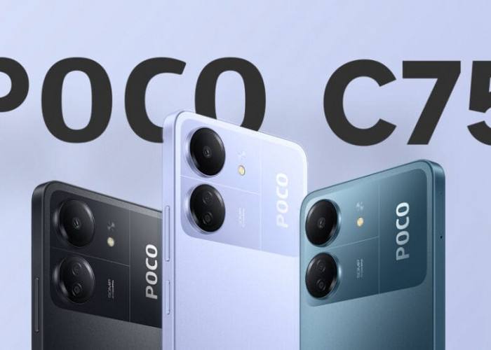 POCO C75 Resmi Rilis di Indonesia, HP Sejutaan dengan Layar Besar Puas untuk Gaming