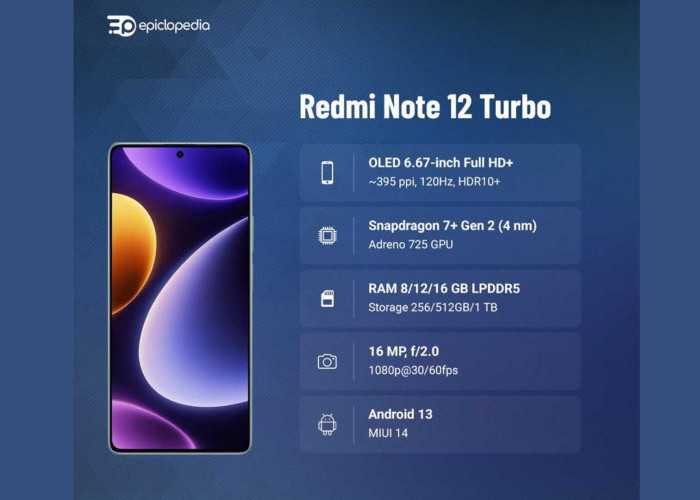 Intip Spesifikasi Redmi Note 12 Turbo