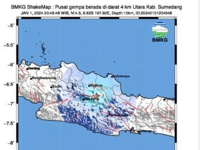 Kabupaten Sumedang Luluh Lantak, 1004 Rumah Rusak Diguncang Gempa 