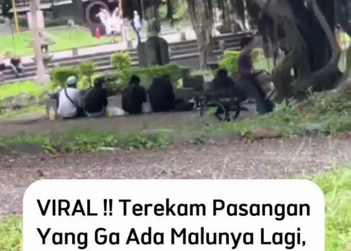 Viral Diduga Pasangan Asik Bermesraan di Tempat Umum Tanpa Rasa Malu, Netizen: Ter-gap