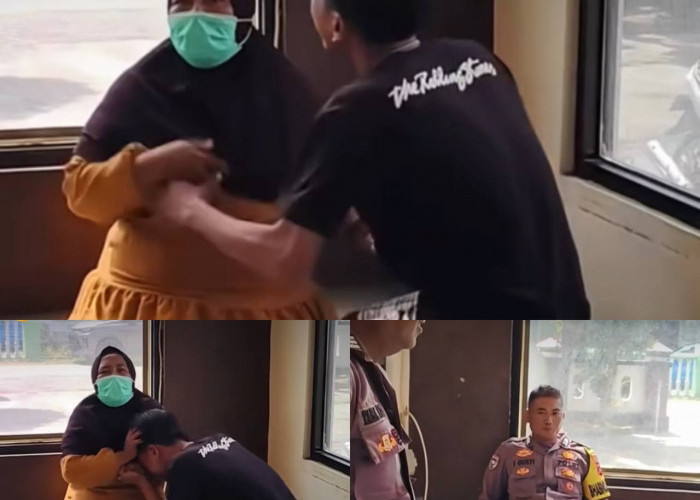 Viral, Seorang Ibu di Gorontalo Bawa Anaknya ke Kantor Polisi Gegara Sering Melawan dan Susah Diatur