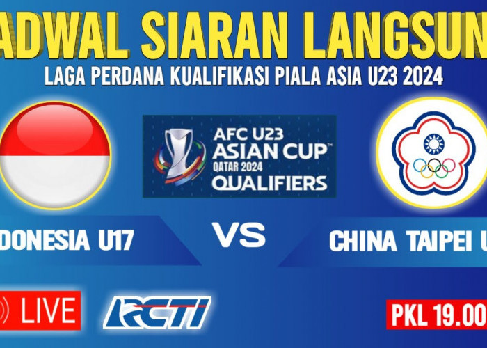 Indonesia Vs Chinese Taipe di Kualifikasi Piala Asia 2023, Head To Head Serta Link Nonton