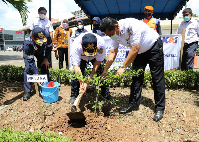 Dukung Go Green, KAI Targetkan Tanam 1 Juta Pohon hingga 2041