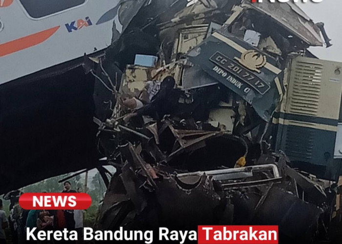 Kronologi Terjadinya Tabrakan 2 Kereta KA Turangga dan Commuterline Bandung Raya 
