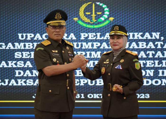 Jaksa Agung Lantik Rina Virawati, S.H., M.H. Menjadi  Kepala Kejaksaan Tinggi Bengkulu.