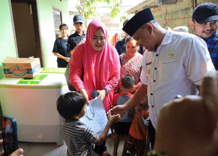 Pesan Tri Adhianto Usai Berikan bantuan ke Anak yang Putus Sekolah