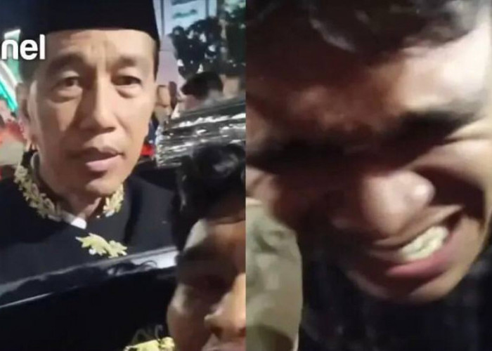 Viral! Seorang Warga Mengaku Dipukul Paspampres Usai Selfie dengan Presiden Jokowi di Samarinda