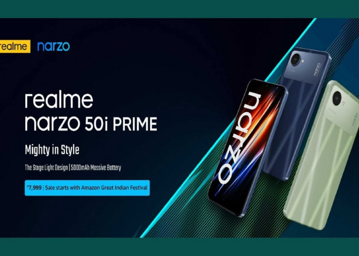 Realme Narzo 50i Prime Dengan Baterai Jumbo, Hp Gaming Tahan Banting!