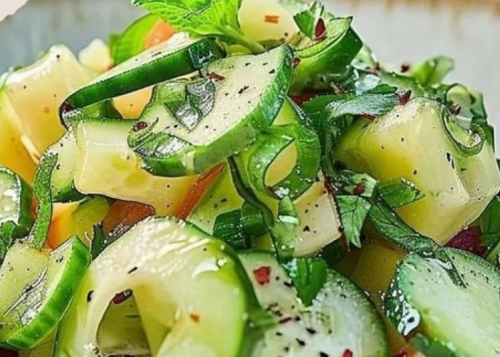 Resep Salad Timun Apel Enak Segar dan Menyehatkan yang Mudah Dibuat, Cocok buat Diet