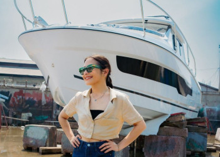 Beli Yacht Seharga Rp2,5 M di Ultah ke-28 Tahun, Prilly Latuconsina: Kapanpun Mau Mancing Tinggal Gas!