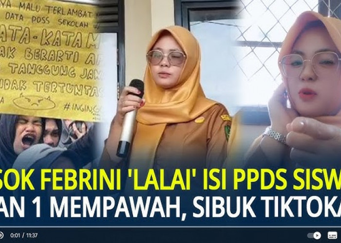 Kelalaian Ibu Febrini Wakepsek Kurikulum  SMAN 1 Mempawah yang lebih Pilih Tiktokan daripada Isi PPDS Siswa,