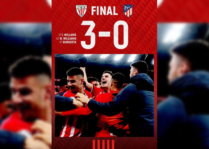 Hasil Copa del Rey: Athletic Bilbao Lolos Final Usai Singkirkan Atletico Madrid 3-0