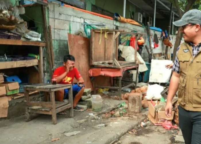 Tak Akan Kompromi, Pemkot Tangsel Tindak Tegas Pedagang di Pinggir Pasar Ciputat 