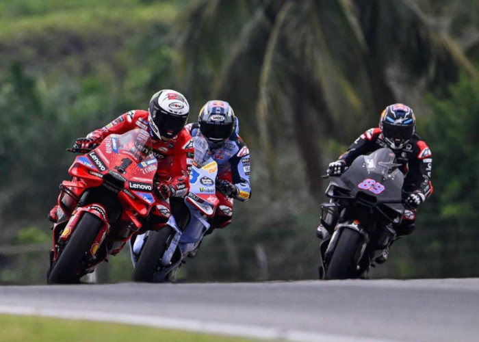 Update Tes Pramusim MotoGP Hari Ketiga: Francesco Bagnaia Melejit, Marc Marquez Masih Loyo 