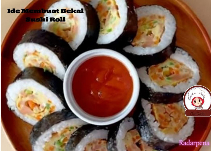 Ide Kreatif ! Cara Membuat Sushi Roll Sendiri, Murah Meriah Jadi Bekal Favorit Buah Hati Anda