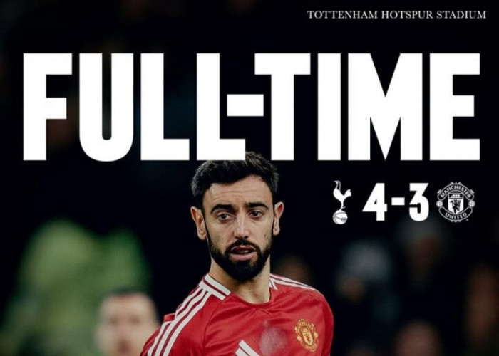 Hasil Tottenham vs Manchester United 4-3: Drama 7 Gol, MU Tersingkir dari Carabao Cup 2024-25