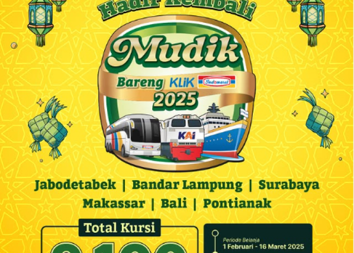  Besok Link Pendaftaran Mudik Gratis Lebaran 2025 Indomaret Dibuka, Tersedia 9.100 Tiket 