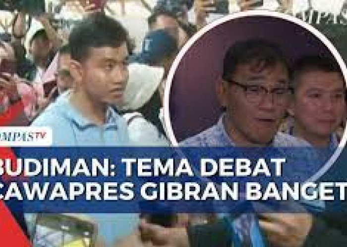 Wakil Ketua TKN Prabowo-Gibran Rakabuming Raka, Budiman Sujadmiko: Tema Debat Cawapres itu Gibran Banget!