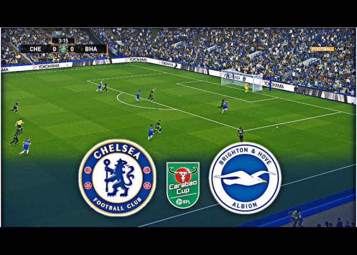 Chelsea Vs Brighton Carabao Cup 2023-2024 , H2H Serta Link Streaming