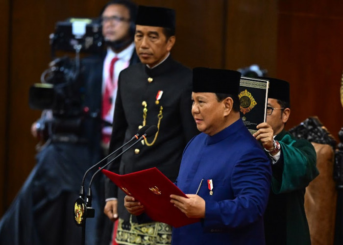 Usai Dilantik Jadi Presiden, Prabowo: Bersumpah Akan Adil Kepada Semua Termasuk yang Tak Memilihnya