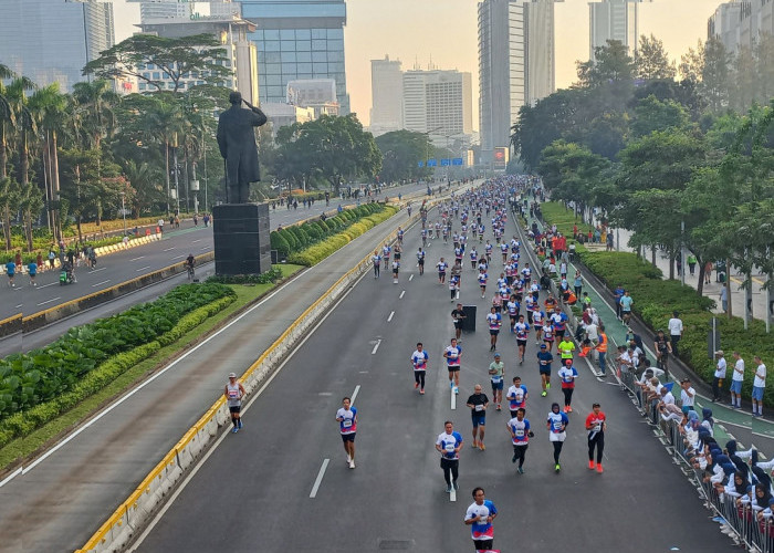 CFC Libur! Pemprov DKI Gelar Jakarta International Marathon 2024, Ruas Jalan Medan Merdeka Ditutup  