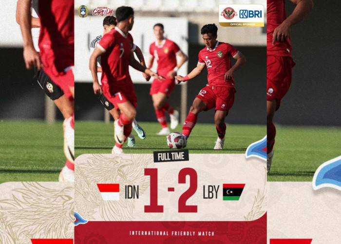 Hasil Laga Uji Coba Leg 2 Timnas Indonesia 1 - 2 Libya , Permainan Skuad Garuda Jauh Lebih Baik
