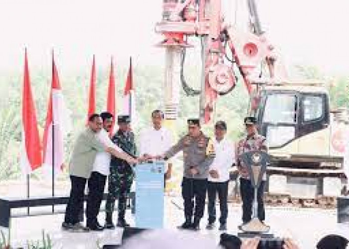  Presiden Lakukan Ground Breaking Pembangunan Polres Khusus di Pusat IKN , Provinsi Kaltim 